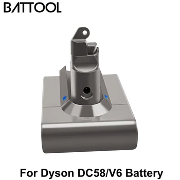 Battool za 21,6 V 6.0 Ah Za Dyson DC58 V6 Li-ion Baterija, Zamenjava V6 DC61 DC62 DC72 DC58 DC59 sesalnik 965874-02 Baterije