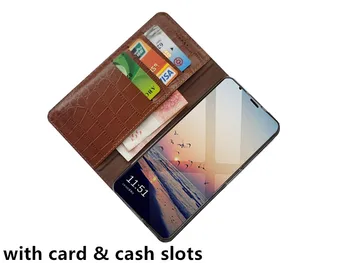 Krokodil zrna pravega usnja, denarnico, telefon primeru imetnik kartice za Huawei Honor 20 Lite/Čast 20i/Čast 20-IH kubura kritje primera