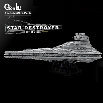 Sapce Wars Serije MOC - Imperial Star-Destroyer bojne vesoljske ladje Star Destroyer MOC Stavbe, Bloki, Opeke DIY Igrače darila