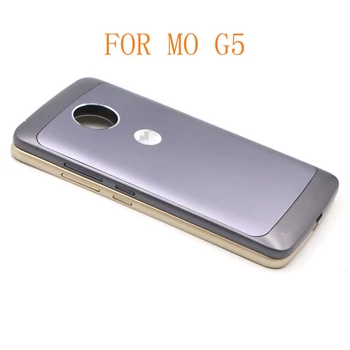 Original zadnji Zadnji Stanovanj Za Motorola Moto G5 Hrbtni Pokrovček Baterije Vrata Deli XT1672 XT1676