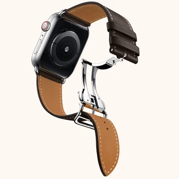 Najnovejši Uvajanje Sponke Pas Za Apple Watch 4 40 mm 44 Series 3 2 1 Single Tour Trak Za iWatch Pasu Trakov Watchbands