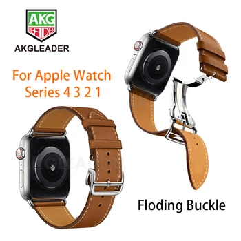 Najnovejši Uvajanje Sponke Pas Za Apple Watch 4 40 mm 44 Series 3 2 1 Single Tour Trak Za iWatch Pasu Trakov Watchbands