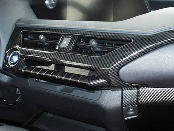Za Lexus UX200 250H 260H 2019 2020 Ogljikovih Vlaken Slog Zraka Vent Vtičnico Pokrov nadzorna plošča Trim Okvirja Okvir Modeliranje Okrasimo