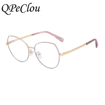 2021 Novo Vintage Kovinski Anti-modra Očala Okvir Ženske Mode Optični Pregleden Očala Ženska Očala Oculos Feminino