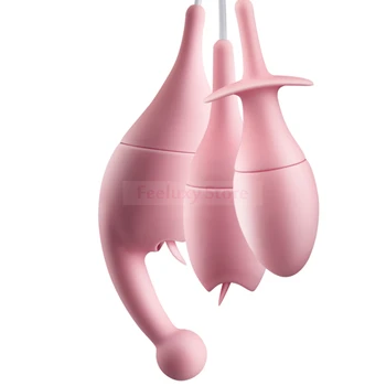 Opozarjanje z Oralnim Seksom Jezika G Spot Vibrator za Klitoris Lizanje Jezika Stimulator Spolnih Igrač za Ženske, Orgazem Seks Jajce Vibrator