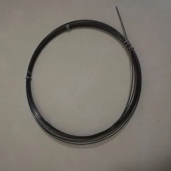 0,6 mm Dia Visoke Čistosti Industriji Preizkusa Black Volfram Žice Vakuum za Ogrevanje W Material približno 5 metrov