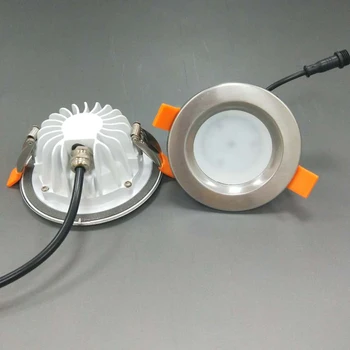 IP65 Vodotesen LED Downlight, 5W 7W 9W 12W preprečevanje Požara iz Nerjavečega Jekla, Pokrov LED Spot luči za Kopalnico LED Stropna Svetilka