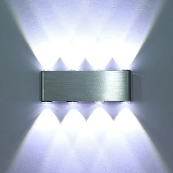 Sodobno minimalistično LED Wall žarnica 2W 4W 6W 8W postelji svetilka stenska svetilka soba, kopalnica ogledalo svetlobe neposredno ustvarjalne oltarja