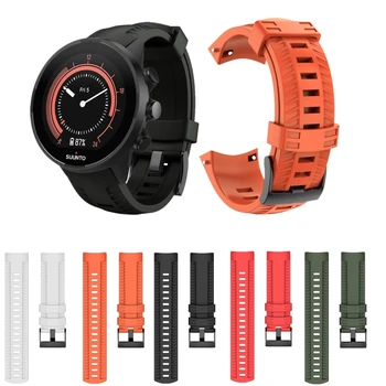Zamenjava Silikonski Zamenjava Šport WristStrap Watch Band za SUUNTO - 7/9 Baro Smart Watch Šport Manšeta Dodatki