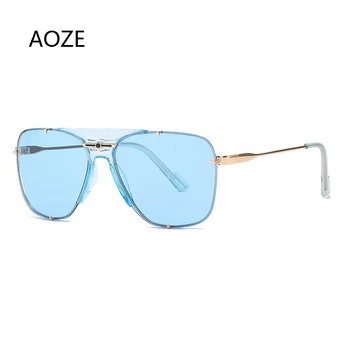 AOZE 2020 Moda Kul Kvadratnih Pilot Style Vintage sončna Očala Moških Klasičnih Kovice blagovno Znamko Design sončna Očala lunette de soleil femme