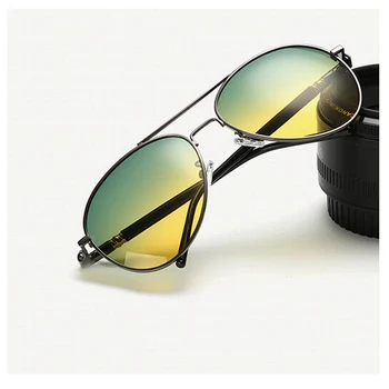 Novo Polarzied Moških Vožnjo sončna Očala Črna/Rjava/Srebrna Matel Okvir UV400 Očala za Moške, ki Prihajajo Z Box