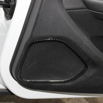 Moj Dober Avto 4Pcs/Set ABS Ogljikovih Vlaken vrata avtomobila zvok zvočnika akustični rog okvir pribor Za Peugeot 408-