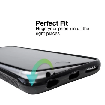 Aprarvest Modra Kariran Silikonske Gume Telefon Primeru Kritje Za iPhone 5S 5 JV 6 6S 7 8 PLUS X XS XR MAX 11 PRO