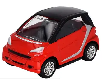 Otroška igrača avto model risanka zlitine avtomobila mini smart Q različica zlitine potegnite nazaj avto