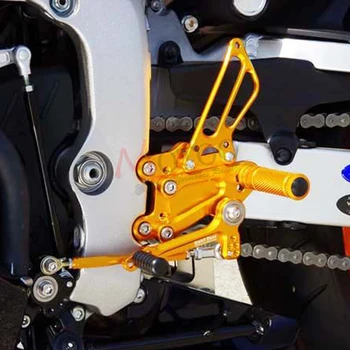 Celotno CNC aluminija Motocikel noge footpeg pedal Rearset Zadaj določa Zadnji Set Za YAMAHA YZF-R1 R1 2004-2006