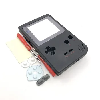 Črna modra Mehko površino Primeru Lupina, Primerna Za GameboyGB Žep GBP Retro Igra Konzola s Plastično Zaslona Objektiv Fant Konzole