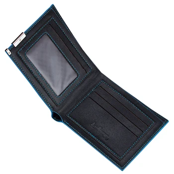 Baellerry Vrh kakovosti tanke denarnice moške denarnice Črna