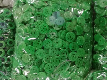 100 kos Fine Nakit zeleni denar jade kroglice DIY nakit dodatki KROGLICE lotus Jade Zapestnica