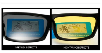 WarBLade Nočno Vizijo Očala Vožnje Očala Proti Bleščanju Polarizirana sončna Očala Rumena Leča UV400 Zaščito Voznika sončna Očala