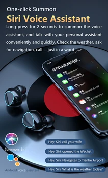 M10 TWS Slušalke Brezžične Bluetooth 5.0 TWS Brezžični Čepkov šumov Gaming Slušalke za prostoročno telefoniranje,
