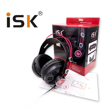 Vroče ISK HP-580 Original Slušalke Pol-odprte Dinamične Stereo Spremljanje Slušalke DJ Slušalke šumov Slušalke Noise cancel