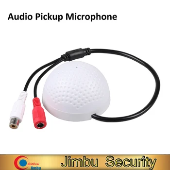 Mini Audio CCTV pick up Mikrofon za kamero varnosti RCA Audio Izhod visoke kakovosti občutljivost golf žogo oblike