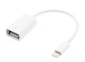 USB ženski OTG Podatki Adapter za Apple lightning 8 pin. Kabel združljiv s Iphone in Ipad telefon.