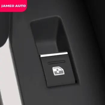 Jameo Auto 7Pcs ABS Chrome Avto Windows Podizač Trim za Audi Q3 2019 2020 2021 Okno Dvigalo Gumbi Krasijo Bleščice Dodatki