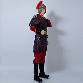 Film TV zgodovinski splošno oklep, obleko, kitajski stari vojak kostumi za moške bojevnik enotno za foto studio halloween party