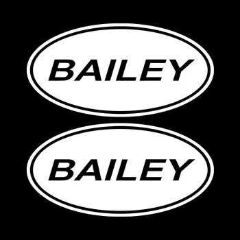 Avto Nalepka Osebnost Ustvarjalne 2 X Bailey Ovalne Karavana RV RV Avto Dekorativne Nalepke PVC Nepremočljiv Pokrov Praske, 20 cm,*10 cm