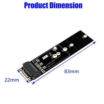 M. 2 za NGFF SSD Tipko A, če želite vpisati B+M Tipko M Adapter Modul za Kartico 2.5 inch SATA Pretvornik za 2230/2242/2260/2280 Namizni RAČUNALNIK