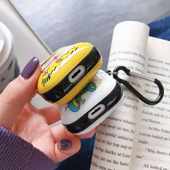 Anime srčkan Voščenka Shinchan pes slušalke primeru Za AirPods 1 2 polnjenje box Mehka silikonska Brezžična tehnologija bluetooth slušalke kritje coque