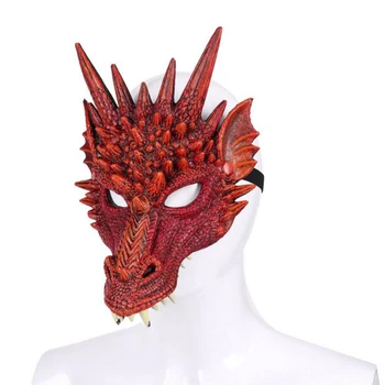 Pustne maske Zmaj cosplay rekviziti tri-kos temo stranki dobave masko krila in rep Halloween kostum dodatki