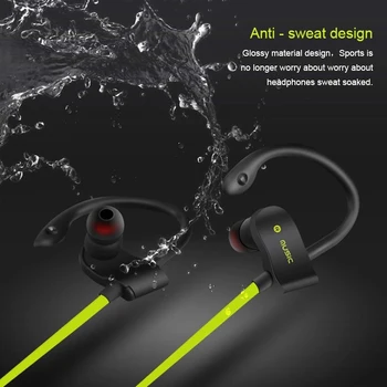 Bluetooth Slušalke Brezžične Šport Znoj Dokaz Čepkov Stereo Slušalke za V Uho Slušalke za iPhone, Pametni telefon Z Mikrofonom