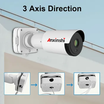 5MP HI3516A+ SONY IMX335 2MP IP Kamera Zunanja Nepremočljiva 1080P CCTV Nadzor Kamera Bullet IR LED P2P ONVIF 48V POE камера