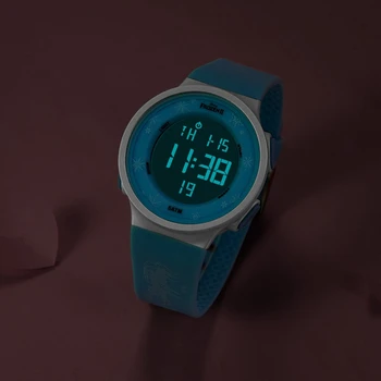Dekleta Šport Nepremočljiva 5ATM Silikonski Trak Watch Lady Digitalno ročno uro Otrok, Zamrznjeno, Modra, Roza Srčkan Ura Otrok Ljubezni Darilo Ure