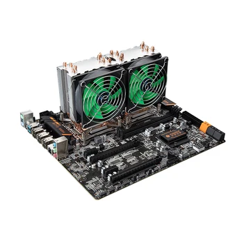 HUANANZHI 38 stopinj CPU hladilnik za X79 LGA2011 matične plošče 4 heatpipes CPU radiator en fan