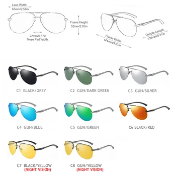 FUQIAN 2020 Moda Rimless Pilotni Polarizirana sončna Očala Moških z Visoko Kakovostjo Aluminija, Magnezijeve sončna Očala Ženske Vožnje Odtenki