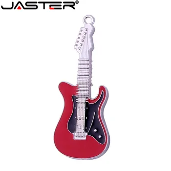 JASTER metal rock kitare, usb flash drive, Pomnilniško kartico memory stick glasbe kitare pendrive 4GB 8GB 16GB 32GB 64GB USB ustvarjalno darilo