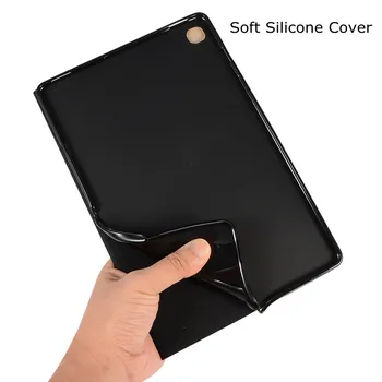 Karton Naslikal Usnjena torbica Za Samsung Galaxy Tab S7 Smart cover Za Samsung Galaxy T870 T875 11 palčni Kovček + Film
