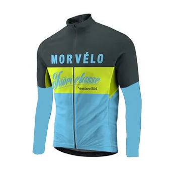 2019 pomlad/jesen Morvelo Klasično kolesarjenje jersey za moške Cestno kolo kolesarjenje obrabe Maillot Ciclismo MX DH long sleeve jersey