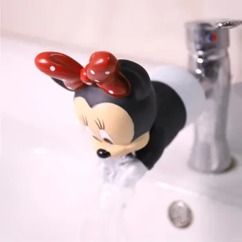 Disney Minnie Mickey Mouse Pipo Extender Za Varčevanje Z Vodo Risanka Pipo Razširitev Orodje Otrok Umiva Roke, Kopalnica, Kuhinja