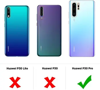 EasyAcc Primeru Kritje za Huawei P30 PRO Mehko TPU Kritje Slim Anti-Slip Back Protector Shockproof Primeru Primerna za Huawei P30 Pro