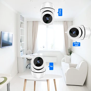 WIFI Brezžični Webcam Inteligentna Kamera za Domov Zunanji Dvorišče High Definition Samodejno Vrtenje NK-Nakupovanje