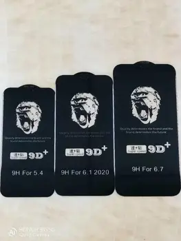 10pcs 9D+ Polno Kritje Kaljeno Steklo Screen Protector 0.18 gorilla kaljenega film za iPhone 12 11pro XS Max XR X Plus 8 7 6 6s