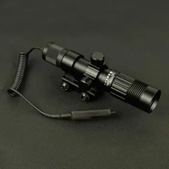 Taktično 5mW Nastavljiv Zelena Pika Laser Pogled Icao Lučko Svetilka Primerna za 20 mm Železniškega Nastavek za Lovsko Puško