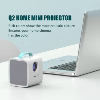 Q2 Mini Prenosni 1080P HD Gospodinjski Telefon Projektor za Domači Kino Multi-media