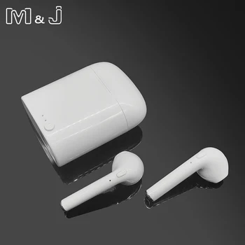 M&J Manjše i7 Mini TWS Bluetooth 5.0 Slušalke Brezžične Slušalke Z dvojno mic Polnjenje Polje za iphone xiaomi Ne i7s