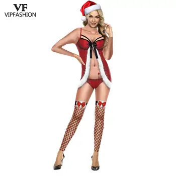 VIP MODA Novo Leto pustna Božični Kostum Seksi igralne obleke za Žensko in Človek Christmas Družini Stranka Cosplay