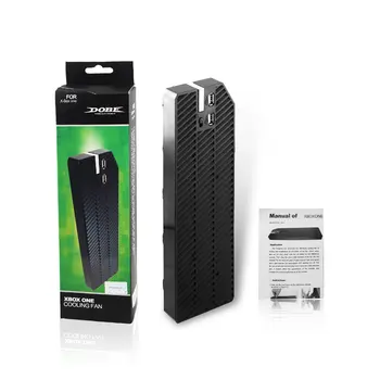 Trajno Ultra Lahek USB Hladilni Ventilator Hladilnika Naprave za Hlajenje Gori Dock Nosilec Primeren za Xbox Ena Konzola Črna
